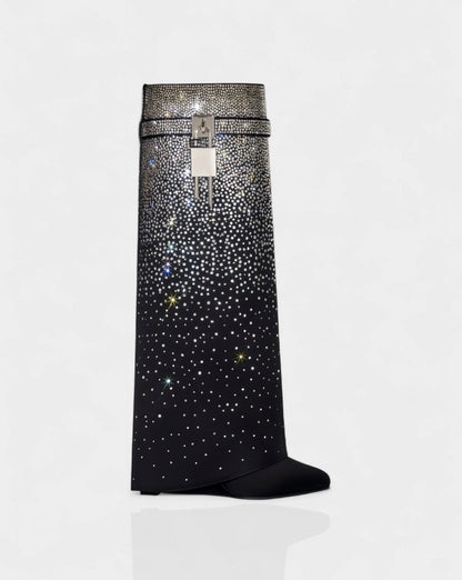 Bottes Lock, Cristal à Strass