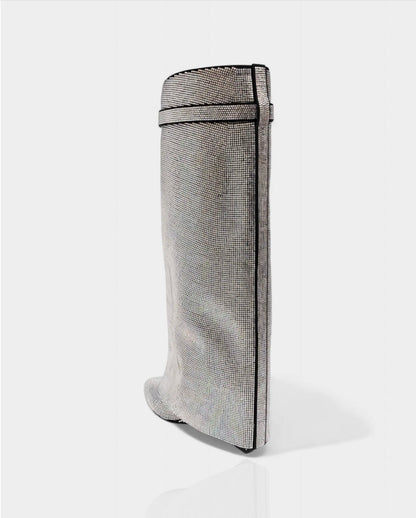 Bottes Lock, Argent à Strass