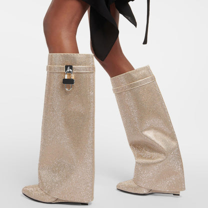 Bottes Lock, Or à Strass